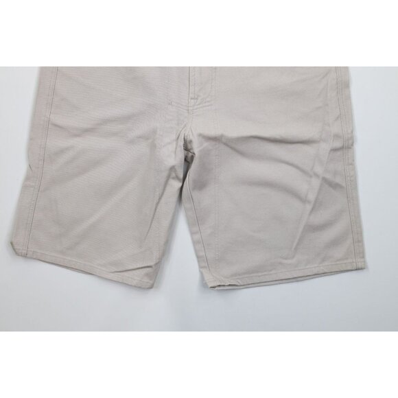 Deadstock Vtg 90s Marithe Francois Girbaud Mens 32 Baggy Denim Jean Shorts Gray - Picture 4 of 11